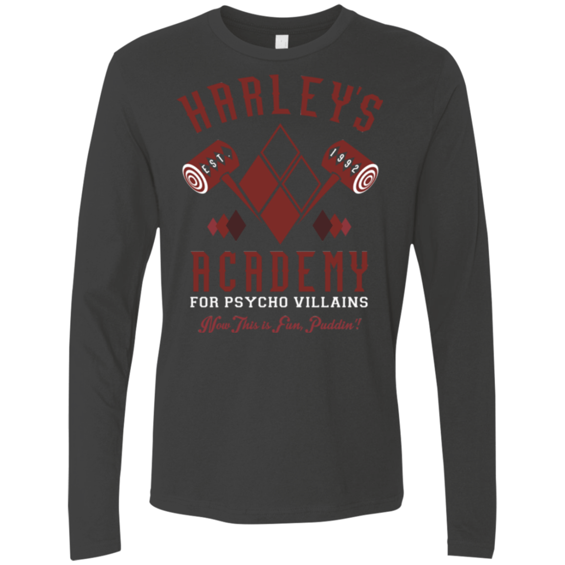 T-Shirts Heavy Metal / Small Harley's Academy Men's Premium Long Sleeve