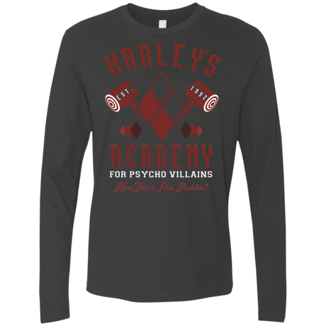 T-Shirts Heavy Metal / Small Harley's Academy Men's Premium Long Sleeve