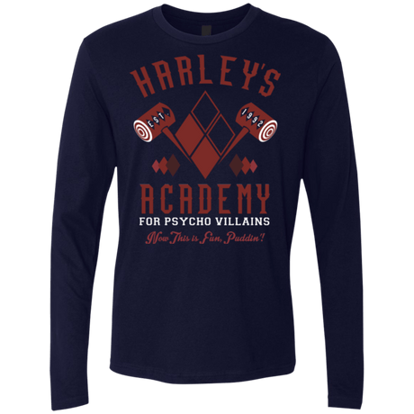 T-Shirts Midnight Navy / Small Harley's Academy Men's Premium Long Sleeve