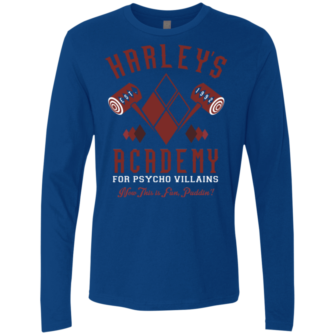 T-Shirts Royal / Small Harley's Academy Men's Premium Long Sleeve
