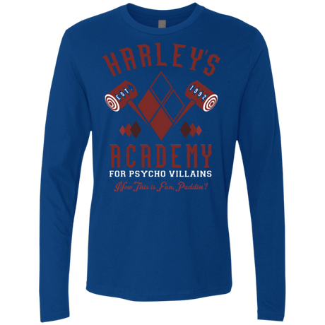 T-Shirts Royal / Small Harley's Academy Men's Premium Long Sleeve