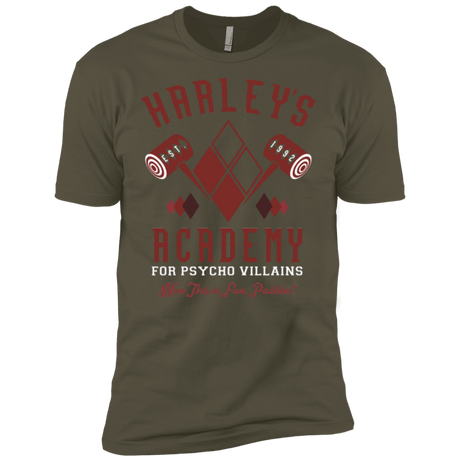 T-Shirts Military Green / X-Small Harley's Academy Men's Premium T-Shirt
