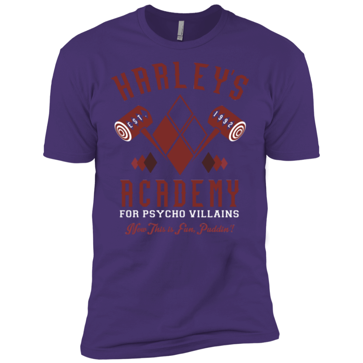 T-Shirts Purple / X-Small Harley's Academy Men's Premium T-Shirt