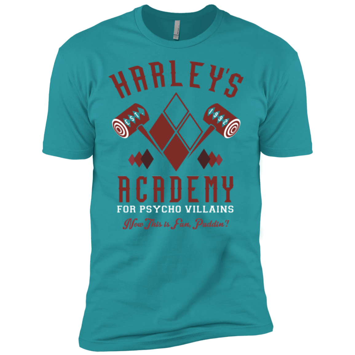 T-Shirts Tahiti Blue / X-Small Harley's Academy Men's Premium T-Shirt