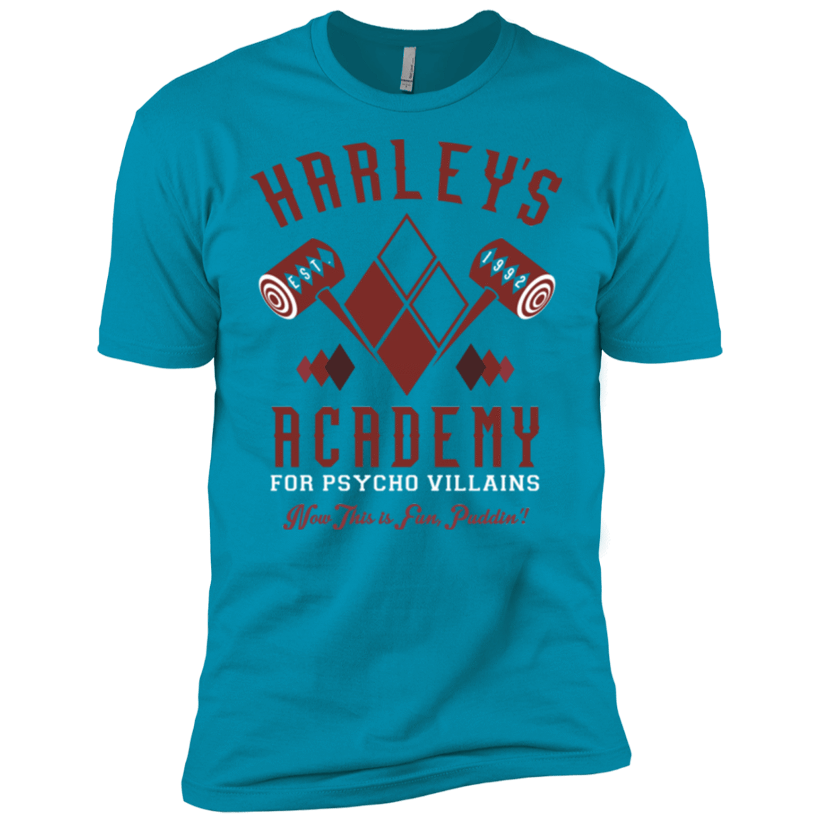 T-Shirts Turquoise / X-Small Harley's Academy Men's Premium T-Shirt