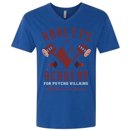 T-Shirts Royal / X-Small Harley's Academy Men's Premium V-Neck