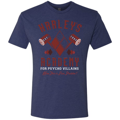 T-Shirts Vintage Navy / Small Harley's Academy Men's Triblend T-Shirt