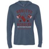 T-Shirts Indigo / X-Small Harley's Academy Triblend Long Sleeve Hoodie Tee