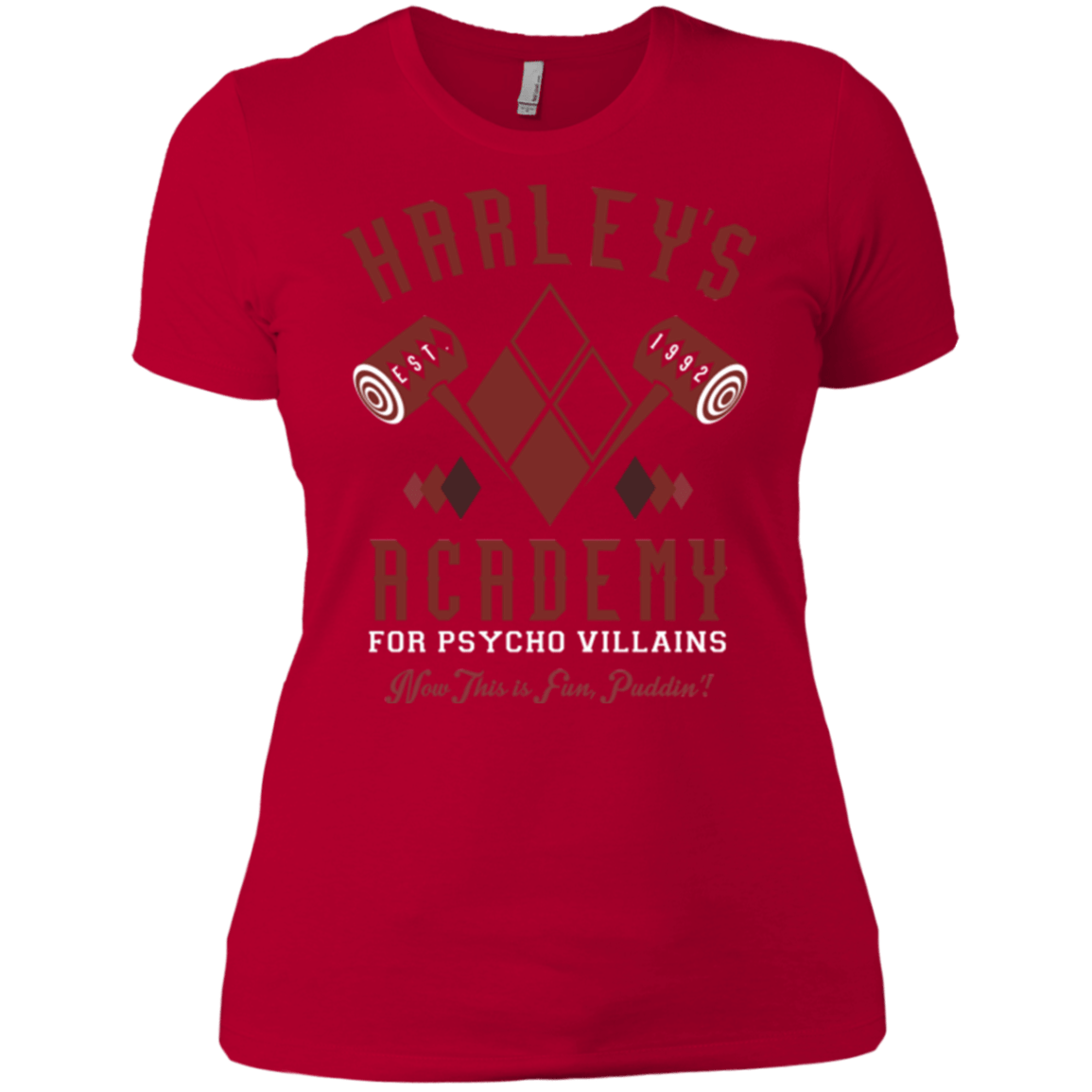 T-Shirts Red / X-Small Harley's Academy Women's Premium T-Shirt