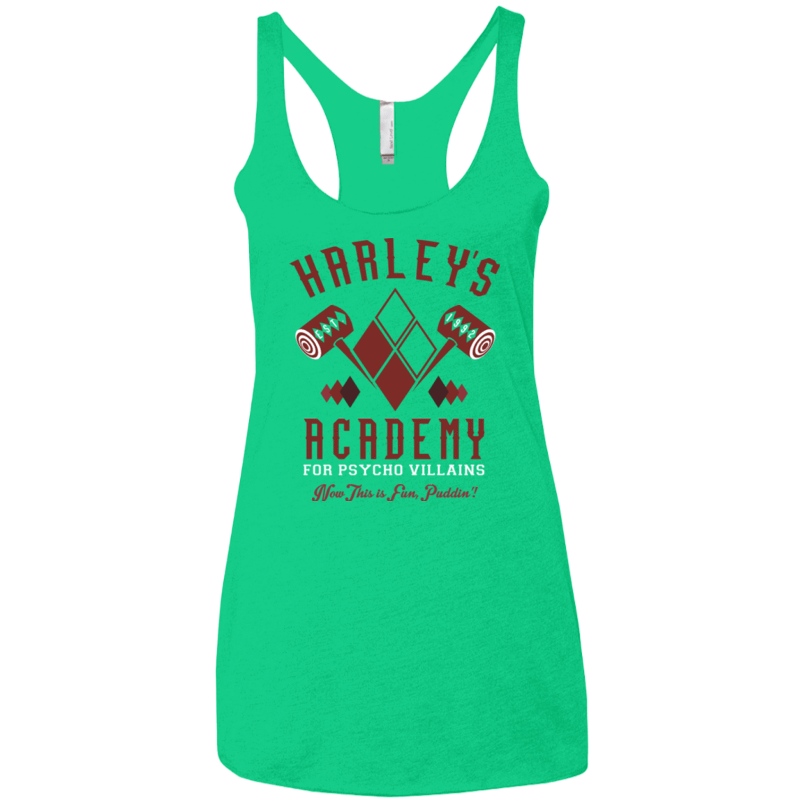 T-Shirts Envy / X-Small Harley's Academy Women's Triblend Racerback Tank