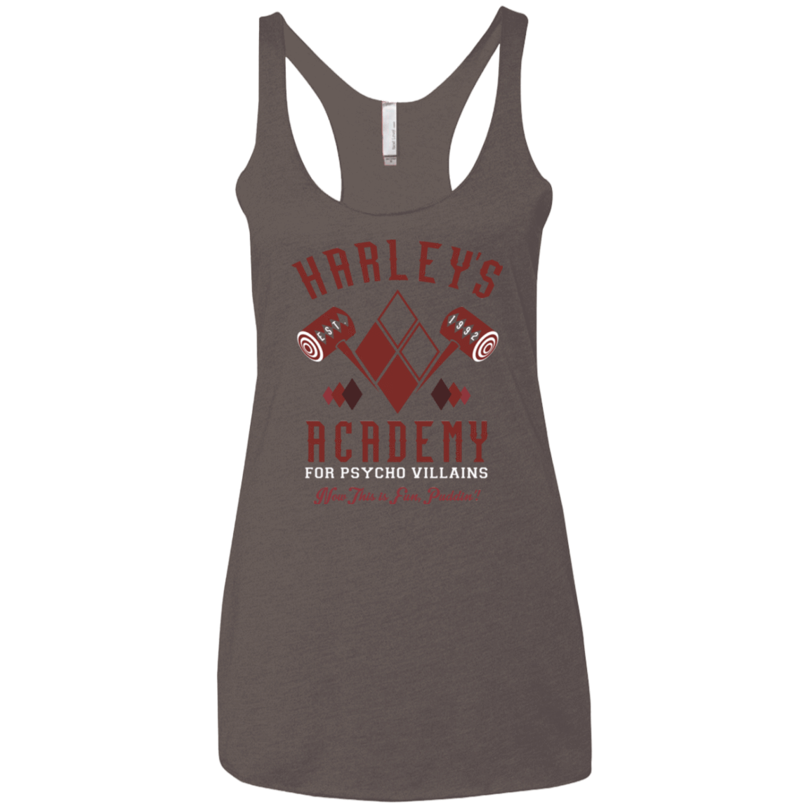 T-Shirts Macchiato / X-Small Harley's Academy Women's Triblend Racerback Tank