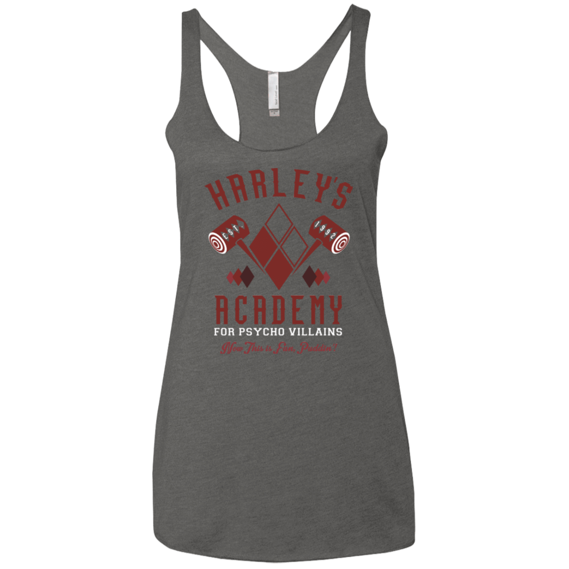 T-Shirts Premium Heather / X-Small Harley's Academy Women's Triblend Racerback Tank