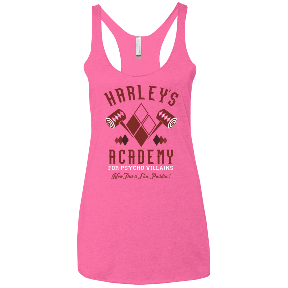 T-Shirts Vintage Pink / X-Small Harley's Academy Women's Triblend Racerback Tank
