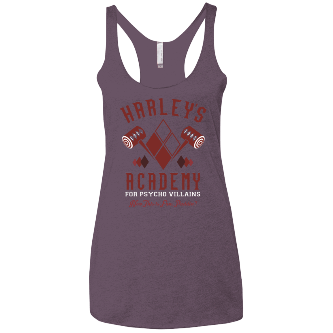 T-Shirts Vintage Purple / X-Small Harley's Academy Women's Triblend Racerback Tank