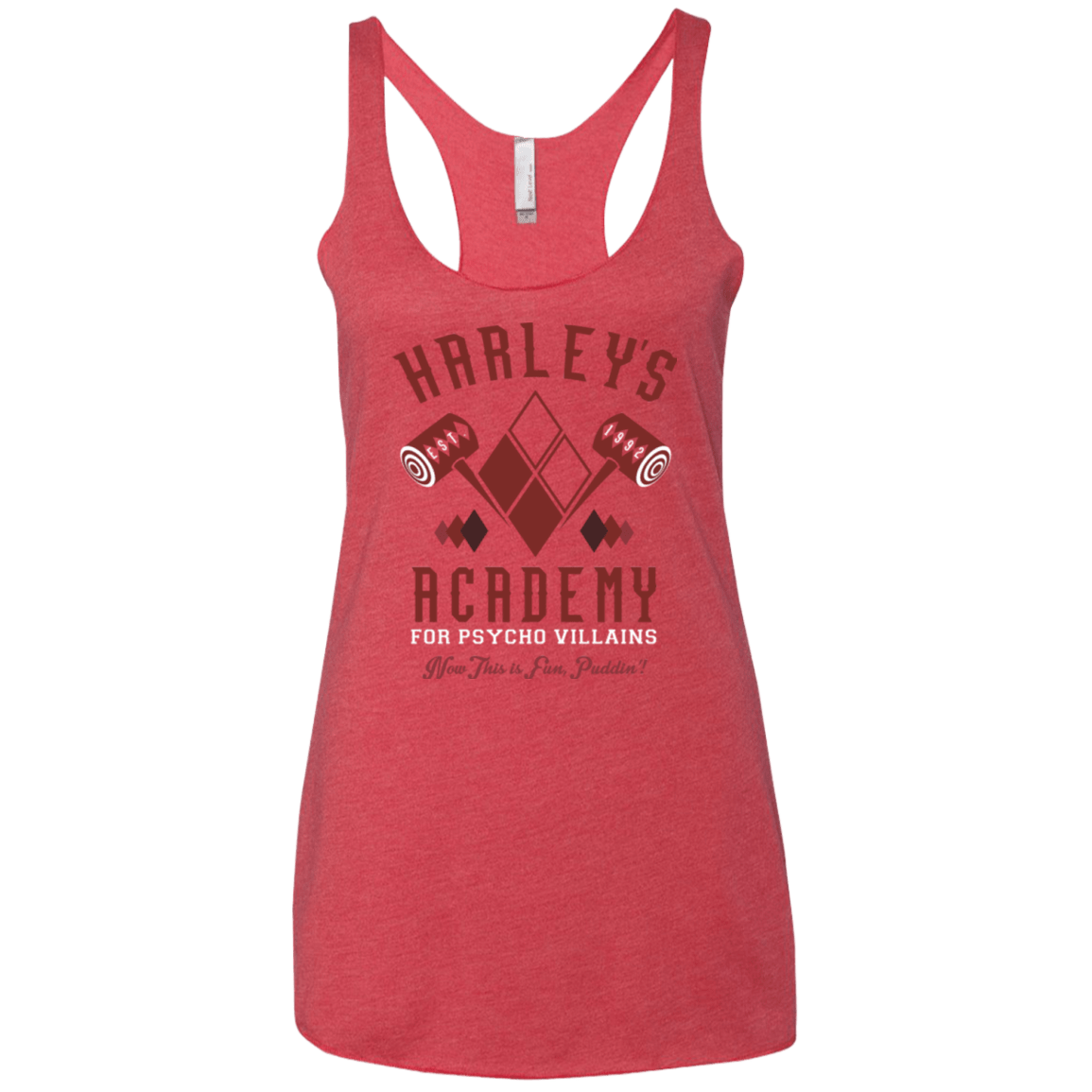 T-Shirts Vintage Red / X-Small Harley's Academy Women's Triblend Racerback Tank