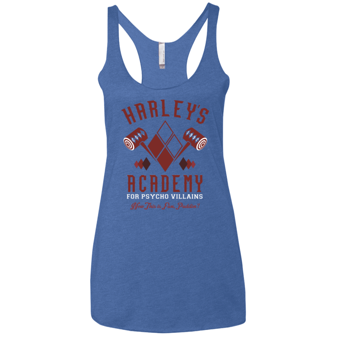 T-Shirts Vintage Royal / X-Small Harley's Academy Women's Triblend Racerback Tank