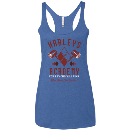 T-Shirts Vintage Royal / X-Small Harley's Academy Women's Triblend Racerback Tank