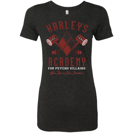 T-Shirts Vintage Black / Small Harley's Academy Women's Triblend T-Shirt