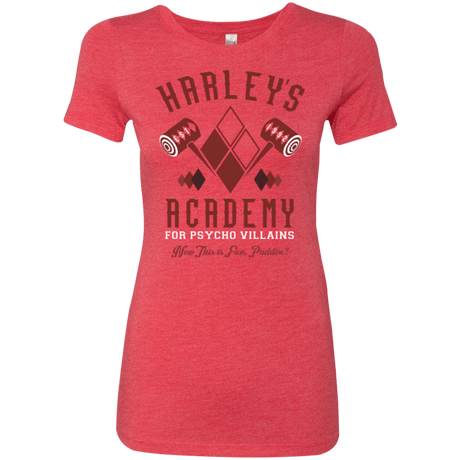 T-Shirts Vintage Red / Small Harley's Academy Women's Triblend T-Shirt