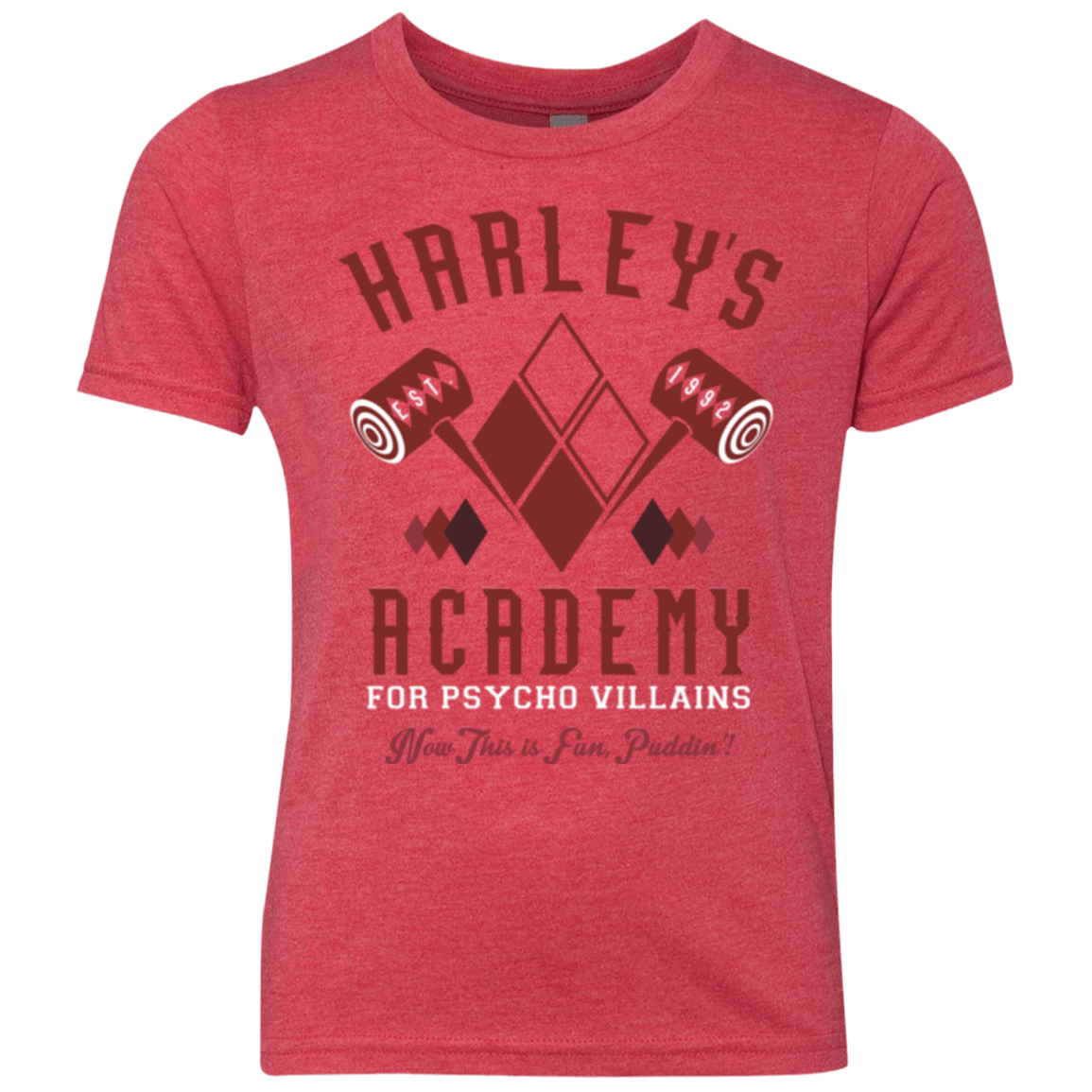 T-Shirts Vintage Red / YXS Harley's Academy Youth Triblend T-Shirt