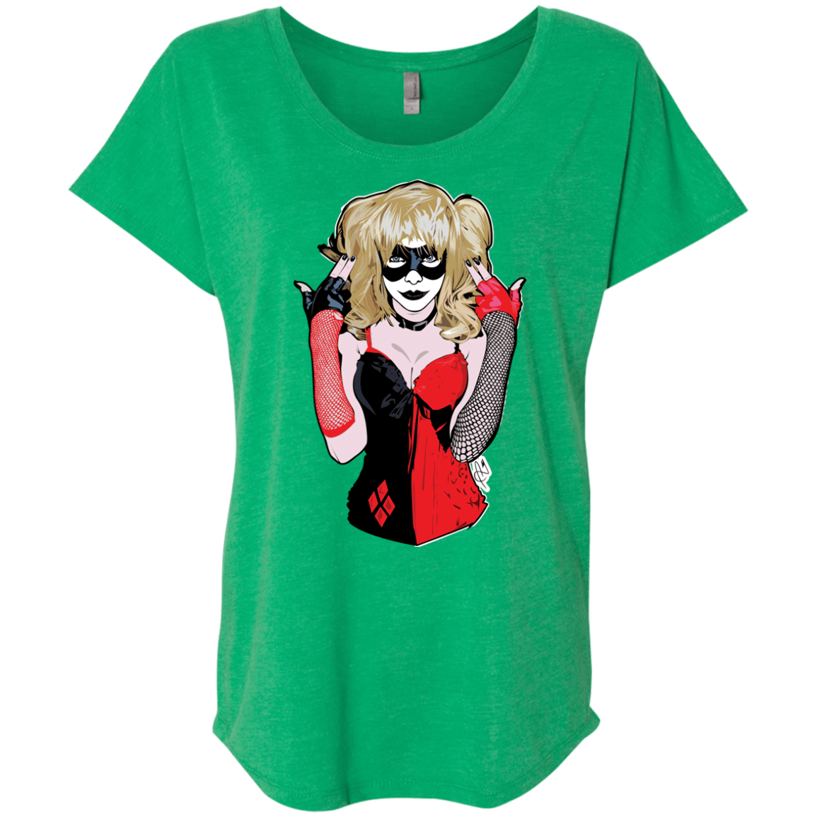 T-Shirts Envy / X-Small Harley Triblend Dolman Sleeve