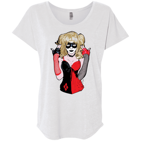 T-Shirts Heather White / X-Small Harley Triblend Dolman Sleeve