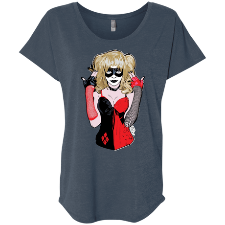 T-Shirts Indigo / X-Small Harley Triblend Dolman Sleeve