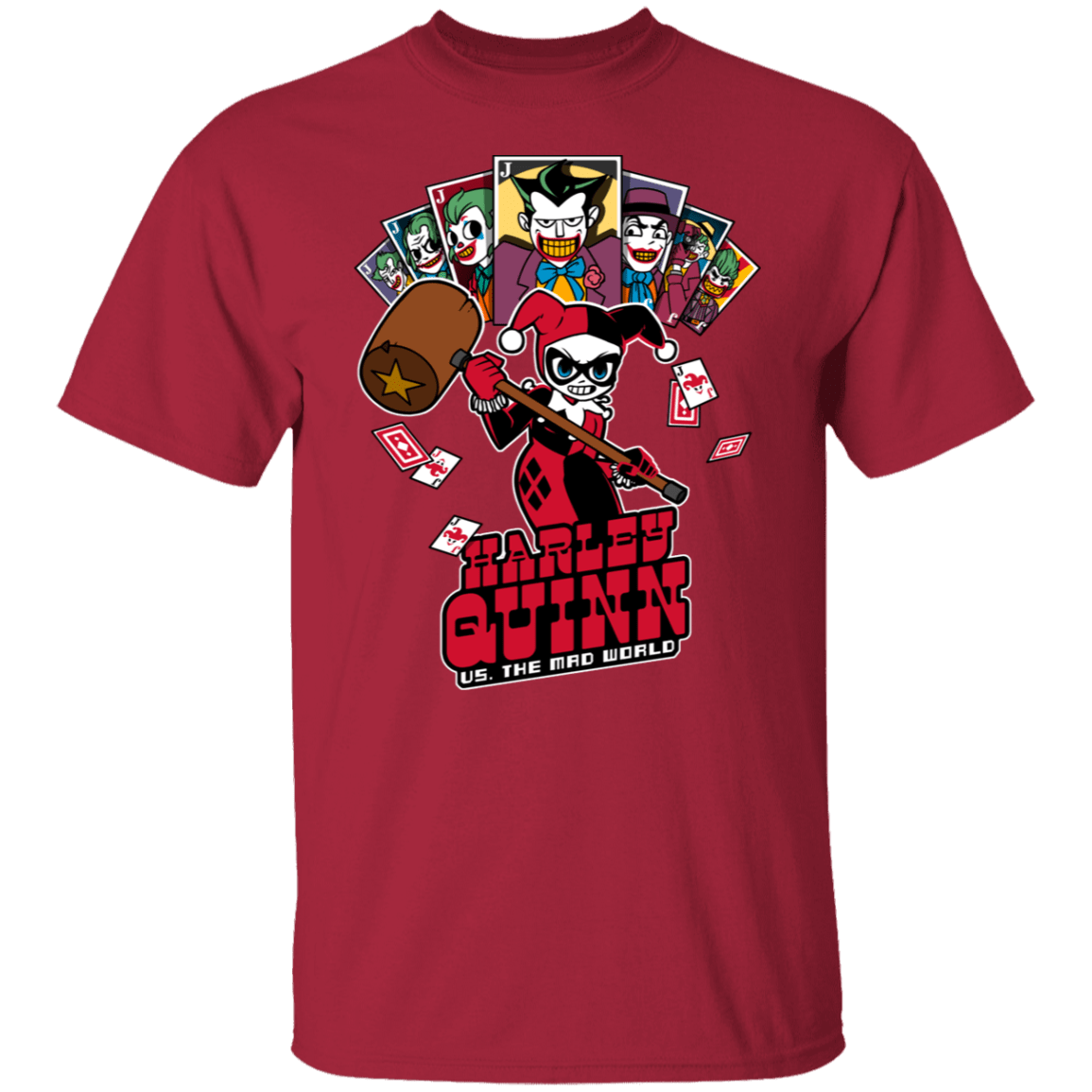 T-Shirts Cardinal / S Harley vs Mad World T-Shirt