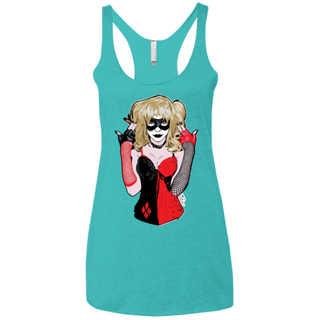 T-Shirts Tahiti Blue / X-Small Harley Women's Triblend Racerback Tank
