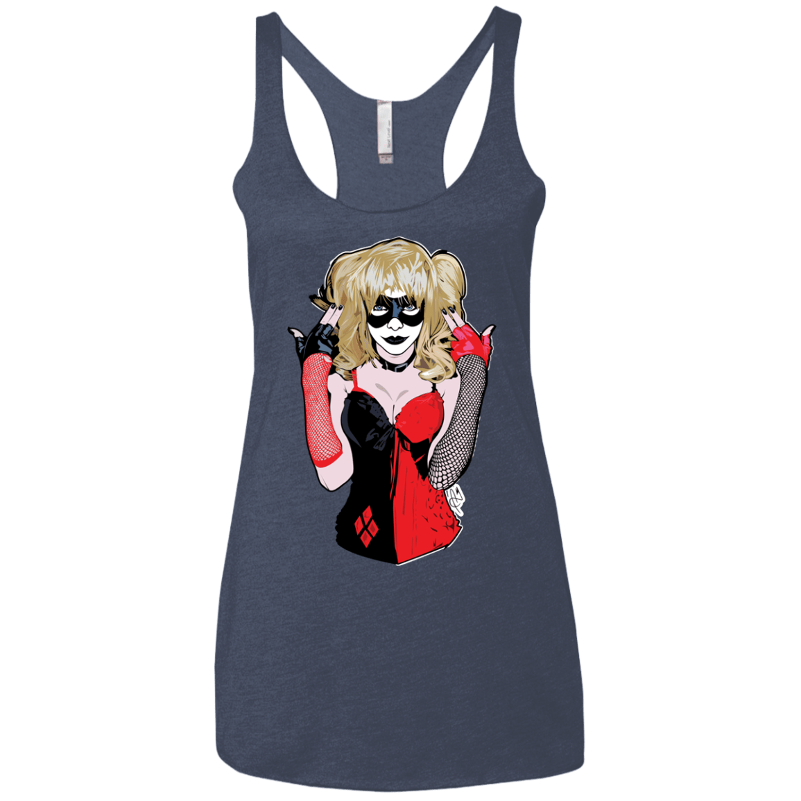 T-Shirts Vintage Navy / X-Small Harley Women's Triblend Racerback Tank