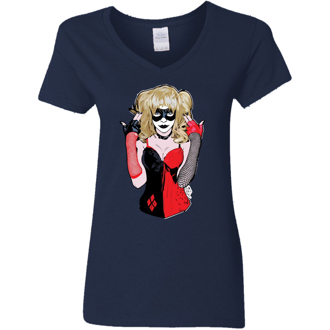 T-Shirts Navy / S Harley Women's V-Neck T-Shirt