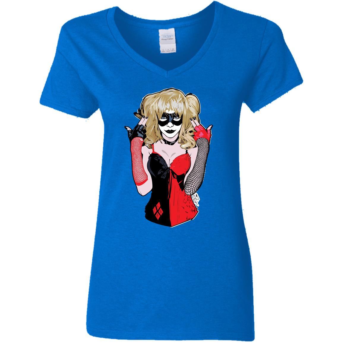 T-Shirts Royal / S Harley Women's V-Neck T-Shirt