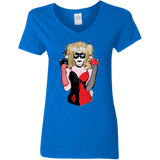 T-Shirts Royal / S Harley Women's V-Neck T-Shirt