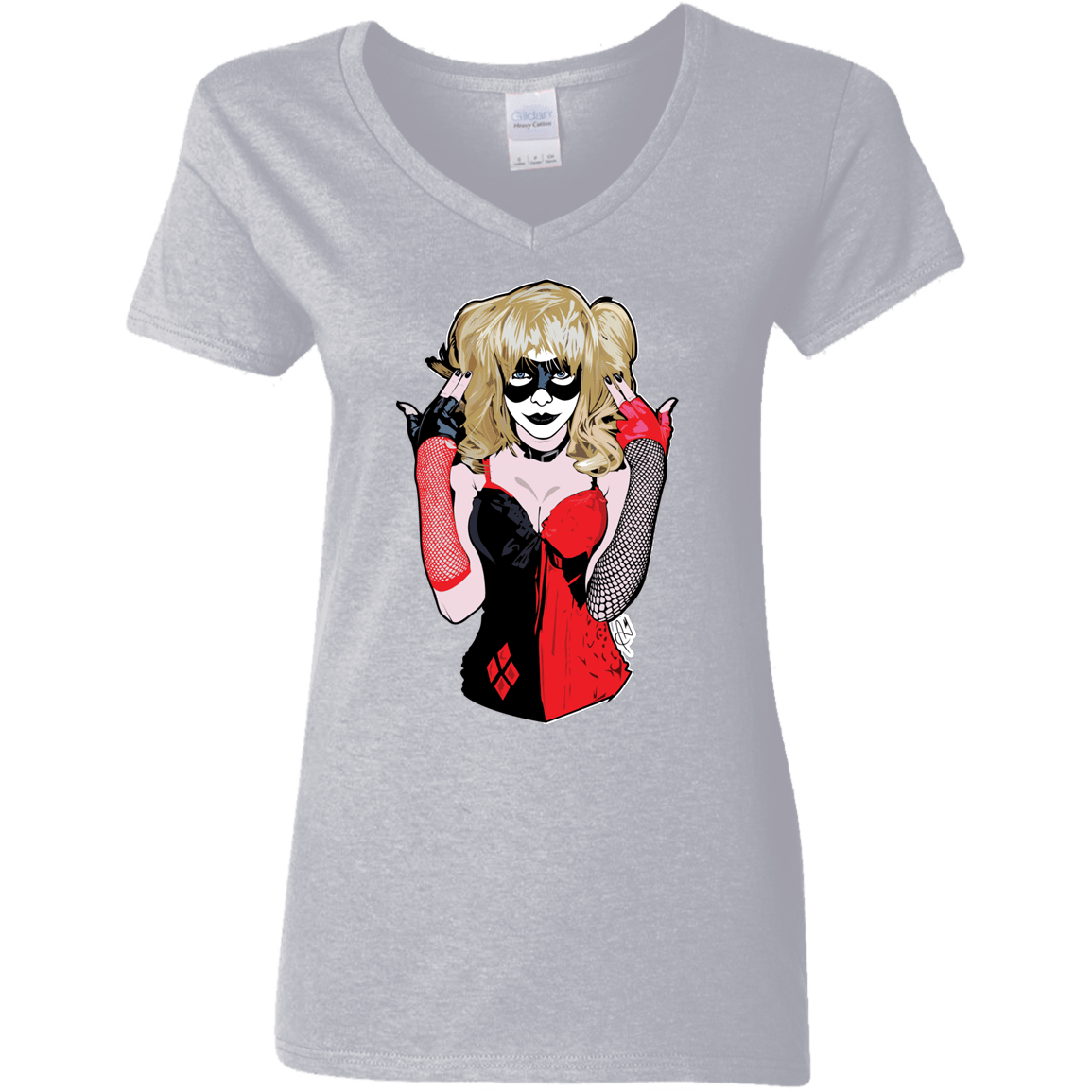 T-Shirts Sport Grey / S Harley Women's V-Neck T-Shirt