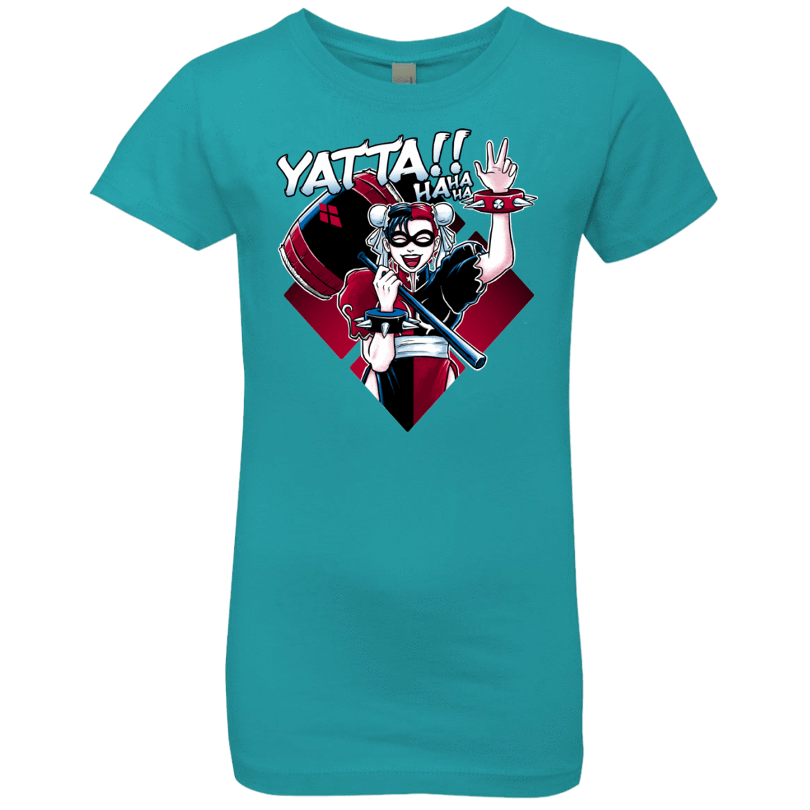 T-Shirts Tahiti Blue / YXS Harley Yatta Girls Premium T-Shirt
