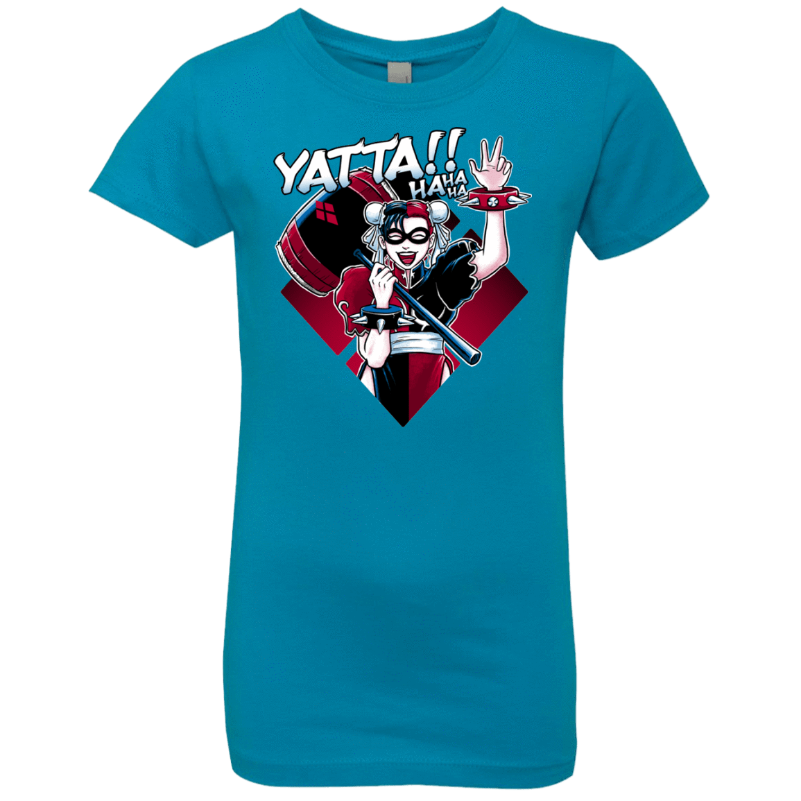 T-Shirts Turquoise / YXS Harley Yatta Girls Premium T-Shirt