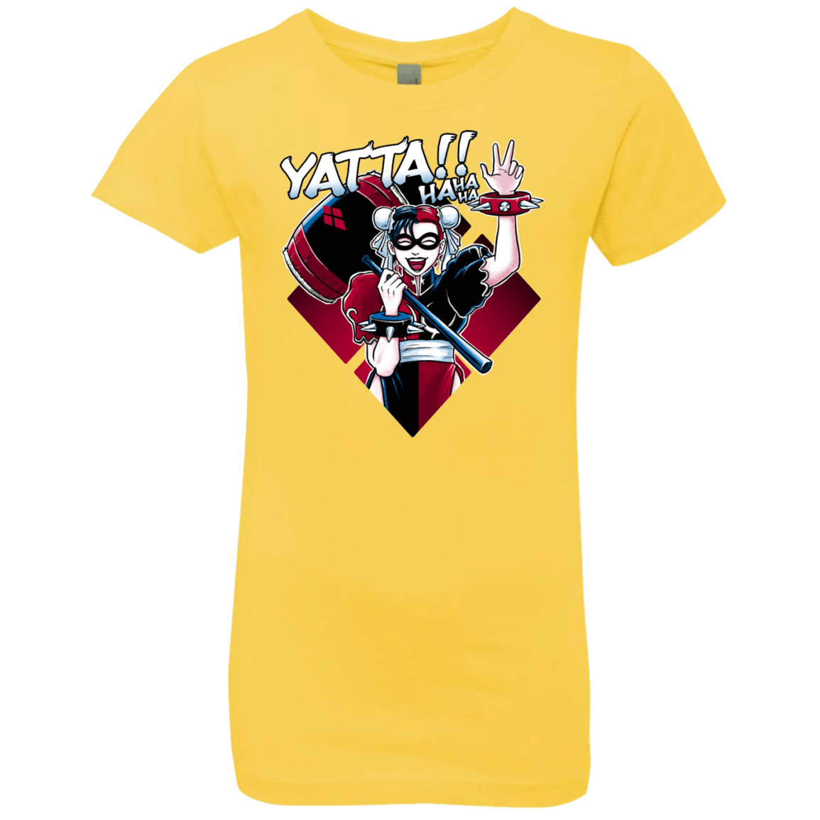 T-Shirts Vibrant Yellow / YXS Harley Yatta Girls Premium T-Shirt