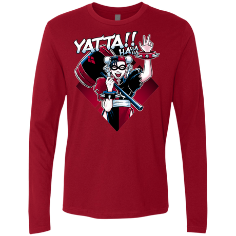 T-Shirts Cardinal / Small Harley Yatta Men's Premium Long Sleeve