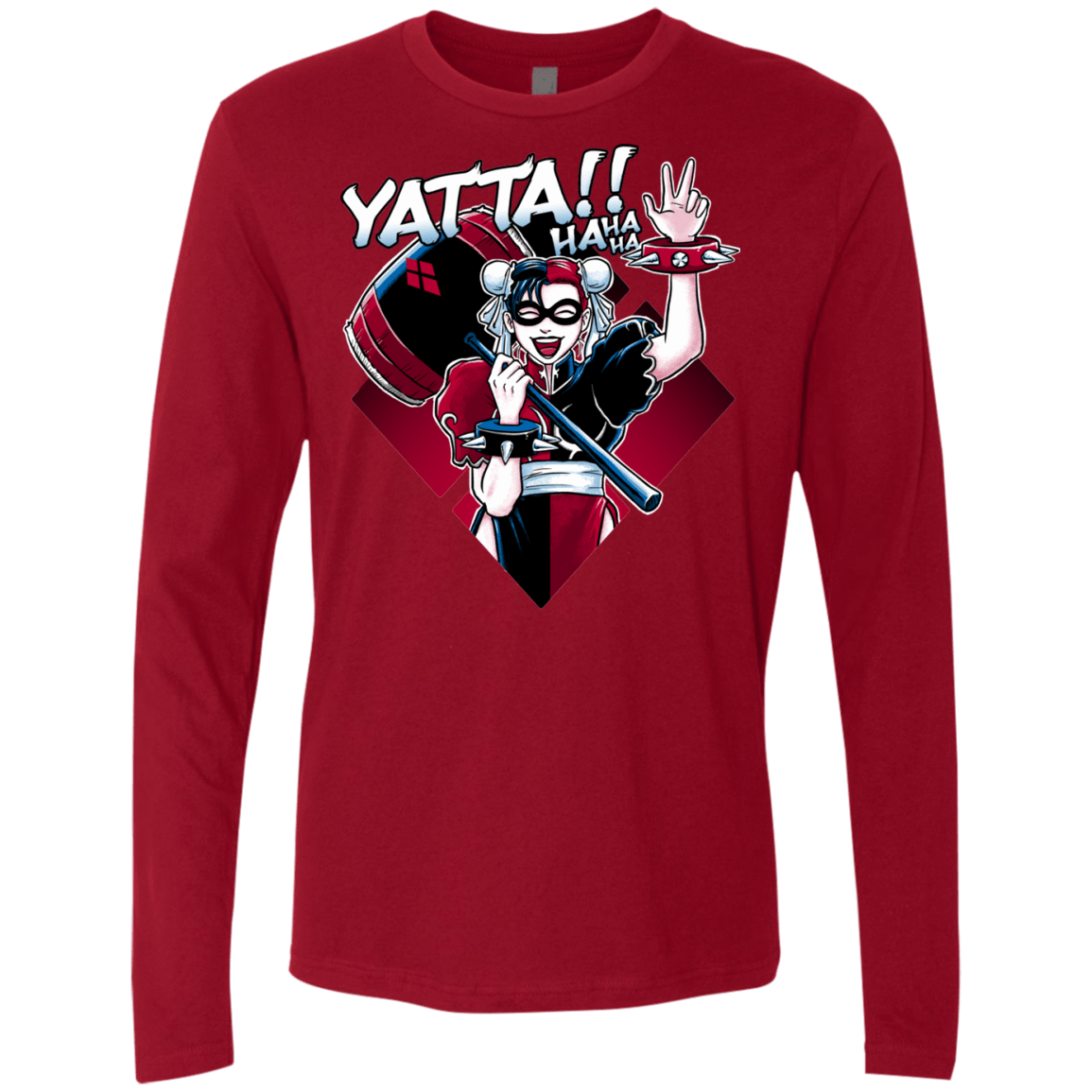 T-Shirts Cardinal / Small Harley Yatta Men's Premium Long Sleeve