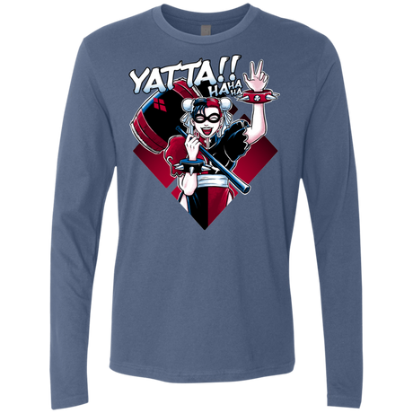 T-Shirts Indigo / Small Harley Yatta Men's Premium Long Sleeve