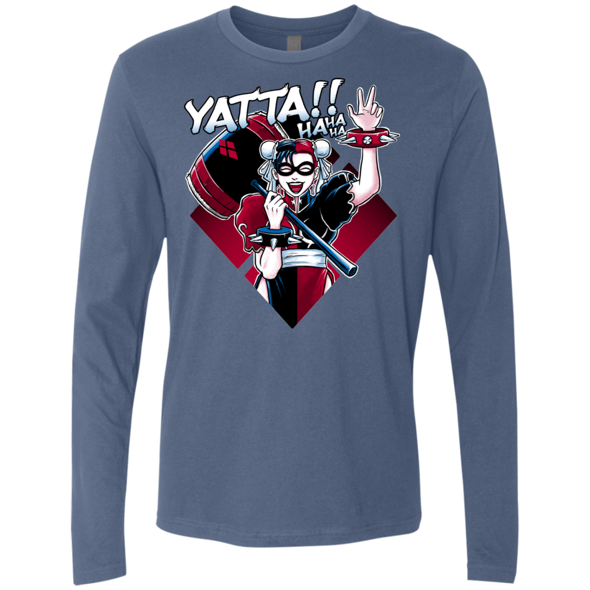 T-Shirts Indigo / Small Harley Yatta Men's Premium Long Sleeve