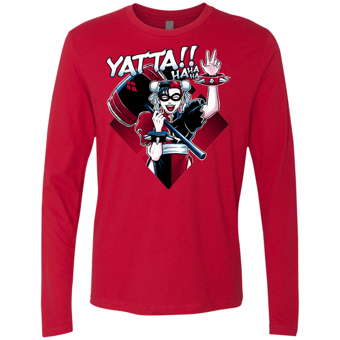 T-Shirts Red / Small Harley Yatta Men's Premium Long Sleeve