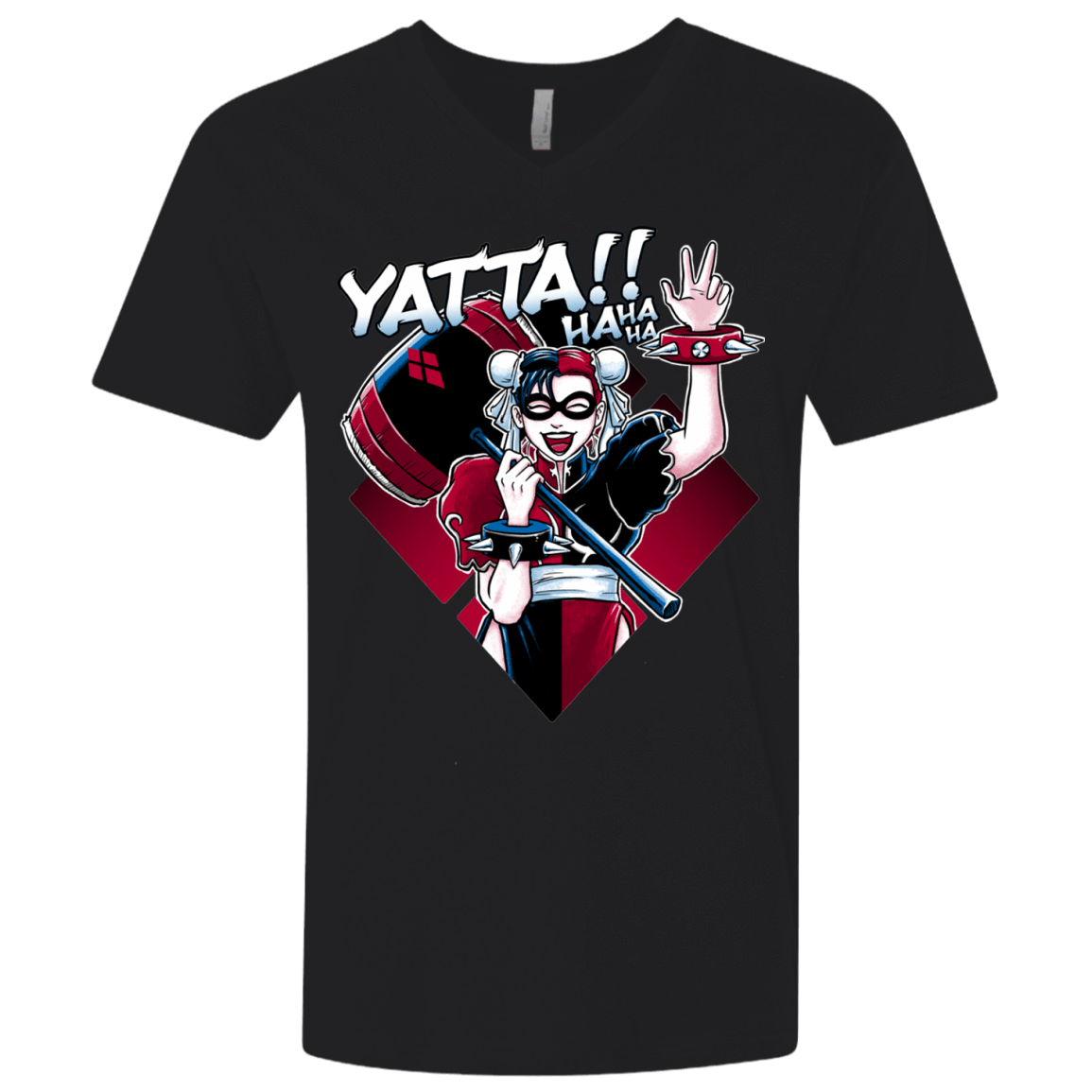 T-Shirts Black / X-Small Harley Yatta Men's Premium V-Neck