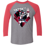 T-Shirts Premium Heather/Vintage Red / X-Small Harley Yatta Triblend 3/4 Sleeve