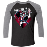 T-Shirts Vintage Black/Premium Heather / X-Small Harley Yatta Triblend 3/4 Sleeve
