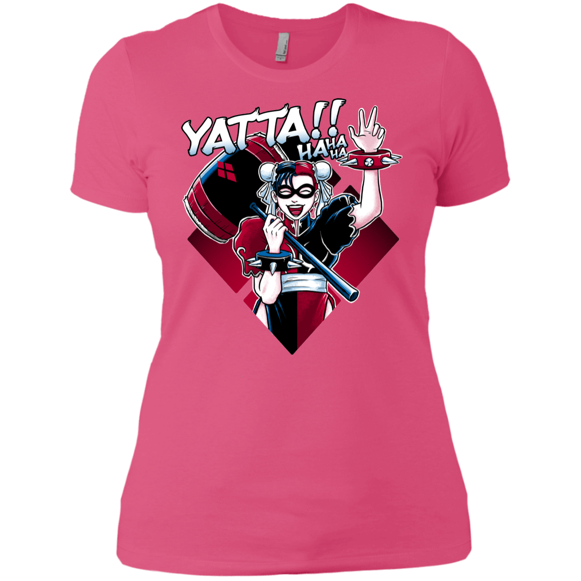 T-Shirts Hot Pink / X-Small Harley Yatta Women's Premium T-Shirt