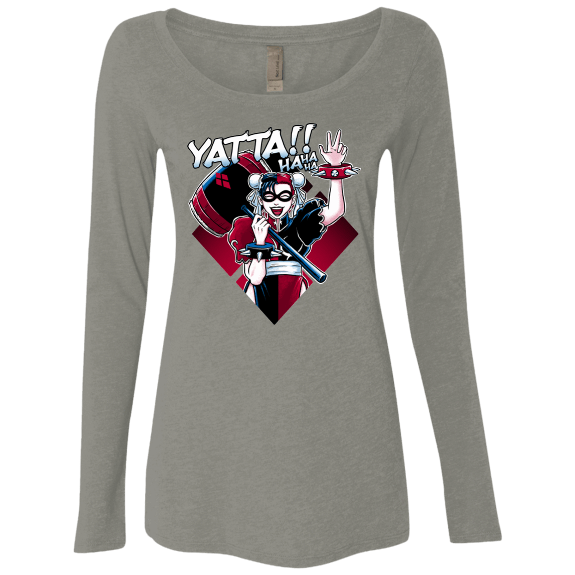 T-Shirts Venetian Grey / Small Harley Yatta Women's Triblend Long Sleeve Shirt