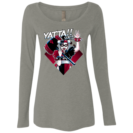 T-Shirts Venetian Grey / Small Harley Yatta Women's Triblend Long Sleeve Shirt