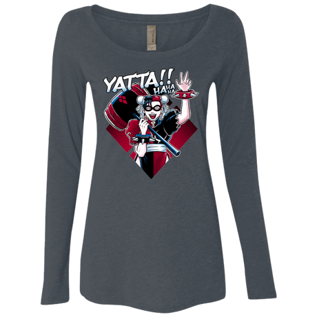 T-Shirts Vintage Navy / Small Harley Yatta Women's Triblend Long Sleeve Shirt