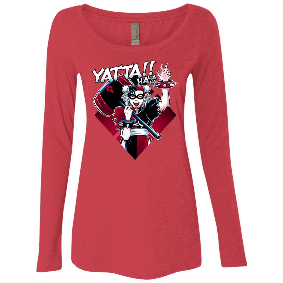 T-Shirts Vintage Red / Small Harley Yatta Women's Triblend Long Sleeve Shirt